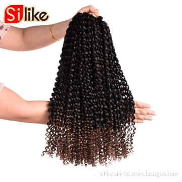 Long Bohemian  Synthetics spring Natural Hair 18Inch Passion Twist Crochet Hair 6 Packs/Lot Water Wave Crochet Braiding Hair